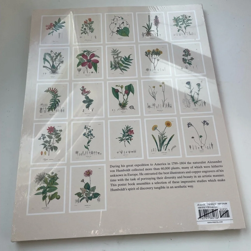 NWT Urban Outfitters Alexander von Humboldt Botanical Illustrations 22 Posters